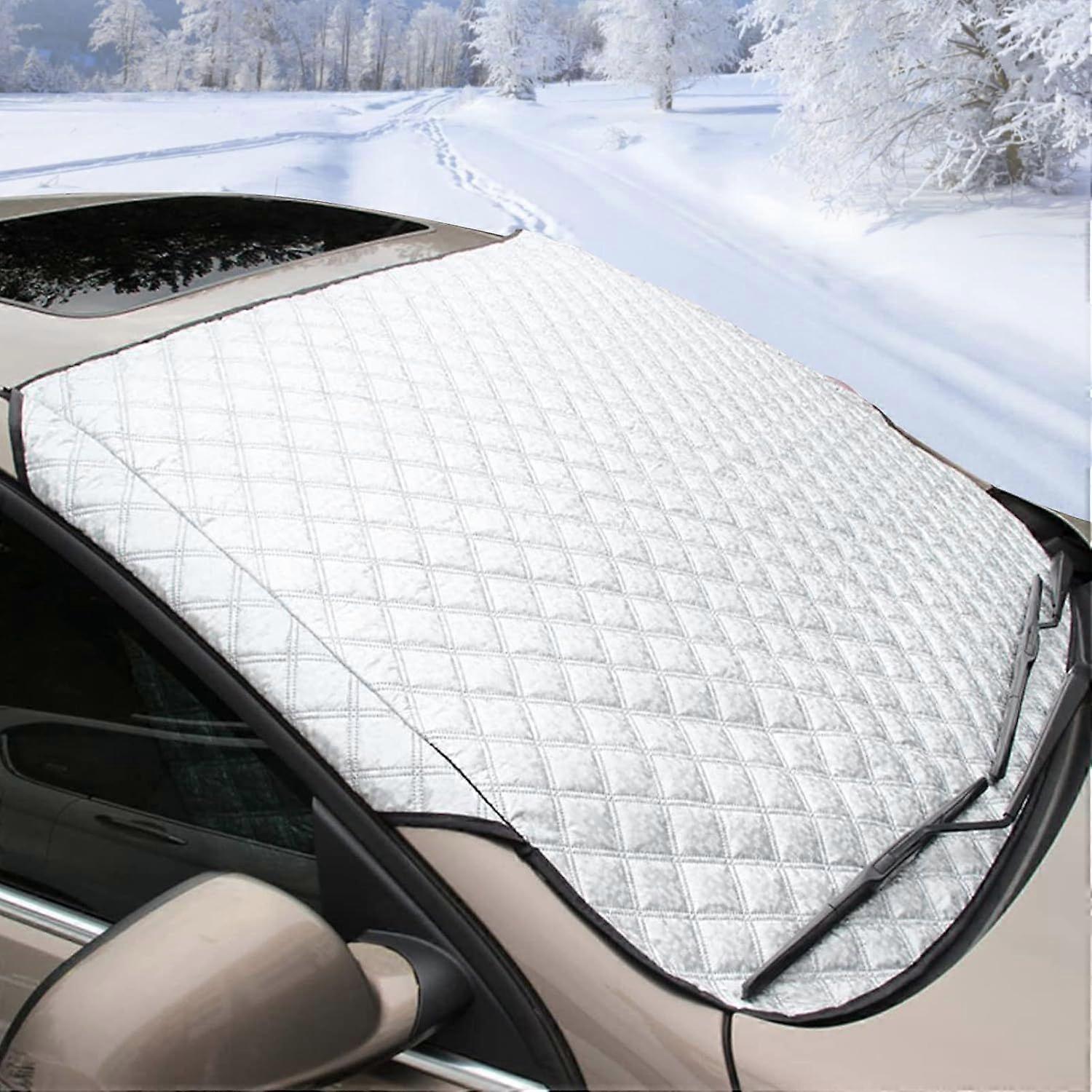 Car Windshield Snow Shield Sun Shade with Two Anti-Theft Ears