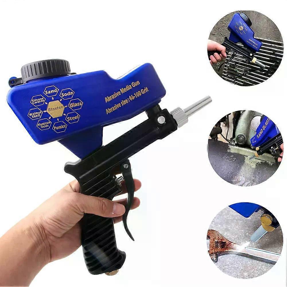 Portable Gravity Air Sandblasting Gun Pneumatic Sandblasting Machine Manual Sandblasting Machine Rust Sandblasting Machine Spray Gun