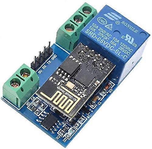 ESP8266 ESP-01 5V WiFi Relay Module for IoT Smart Home Automation with App Control and Remote Access
