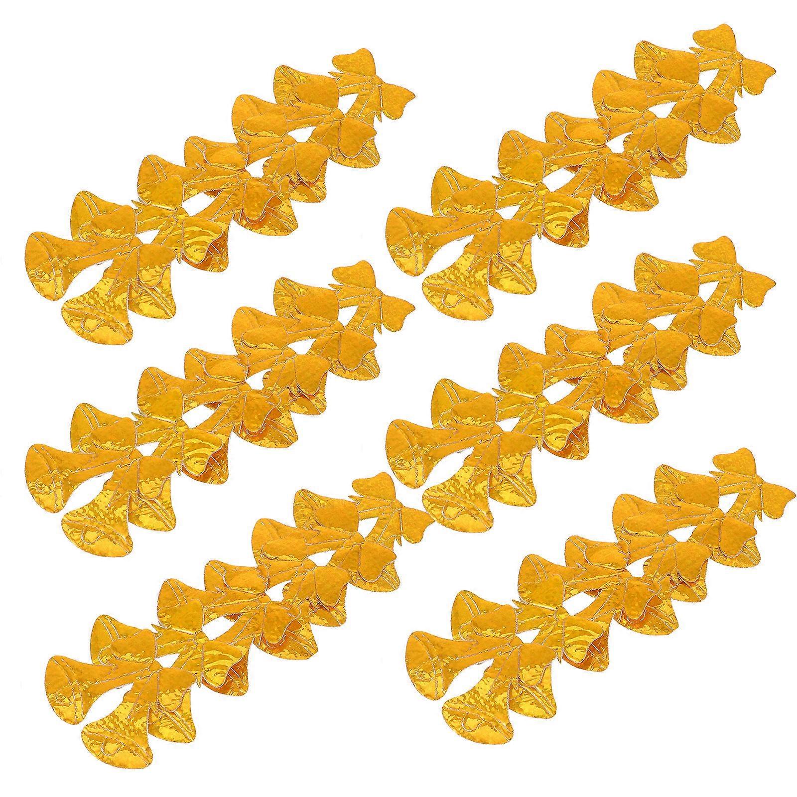 Silver Plastic Decorative Bells for Home Crafts and Accessories to Create Festive Atmosphere 100pcs