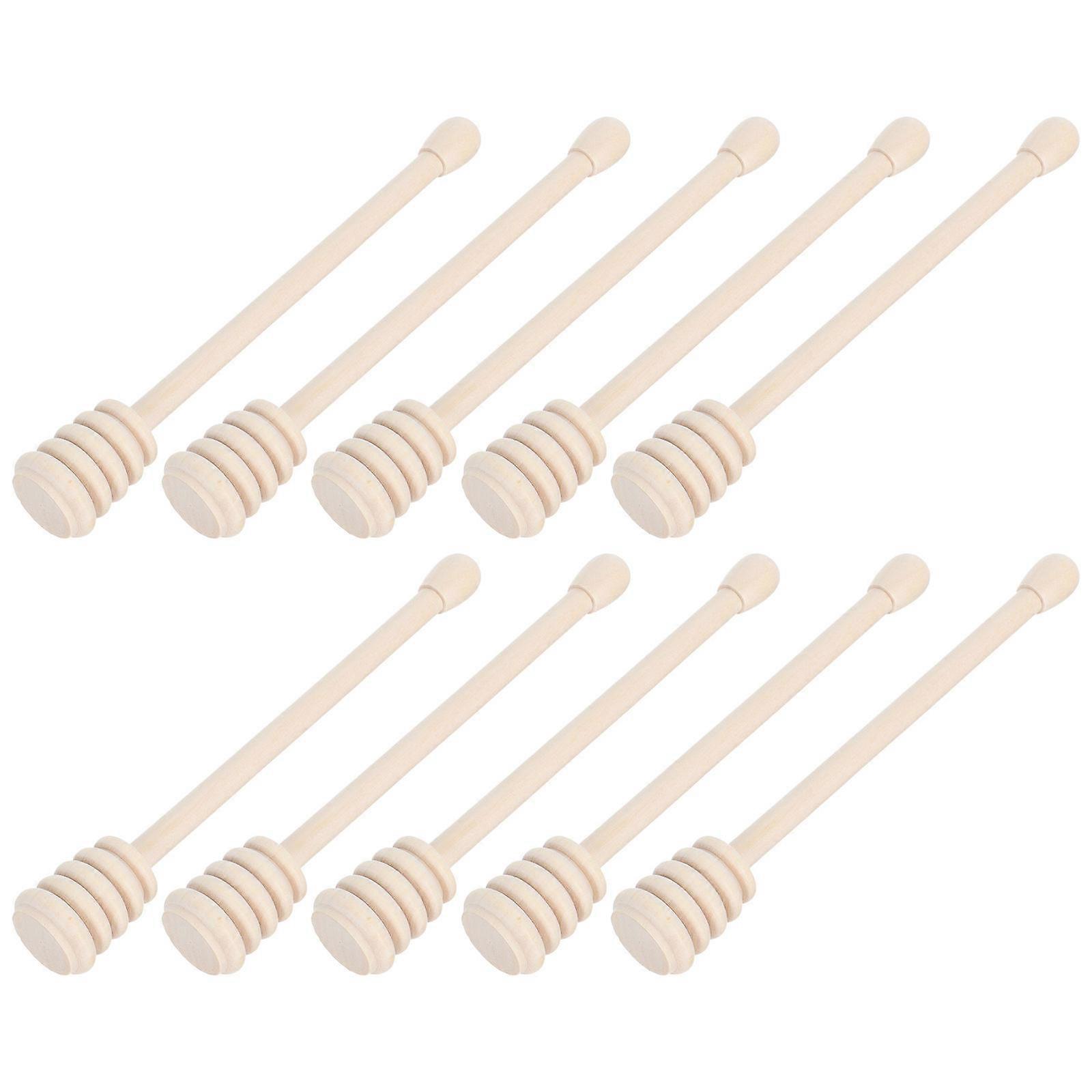 10pcs Easy Honey Sticks Honey Whisks Home Honey Wand Accessories