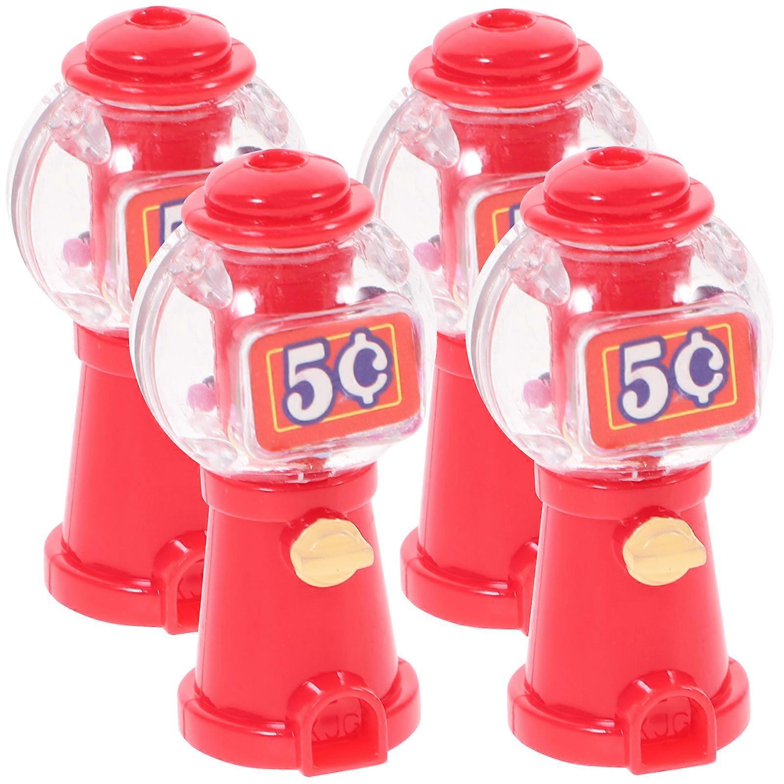Miniature Egg Twisting Toy 4Pcs Red PP Funny Kids Toy for Playing Stimulates Imagination