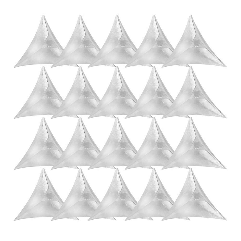 Transparent Triangular Corner Guards 600PCS Impact Resistant Cabinet Edge Protectors for Wardrobes and Furniture, Clear Dust Proof Decorative Covers