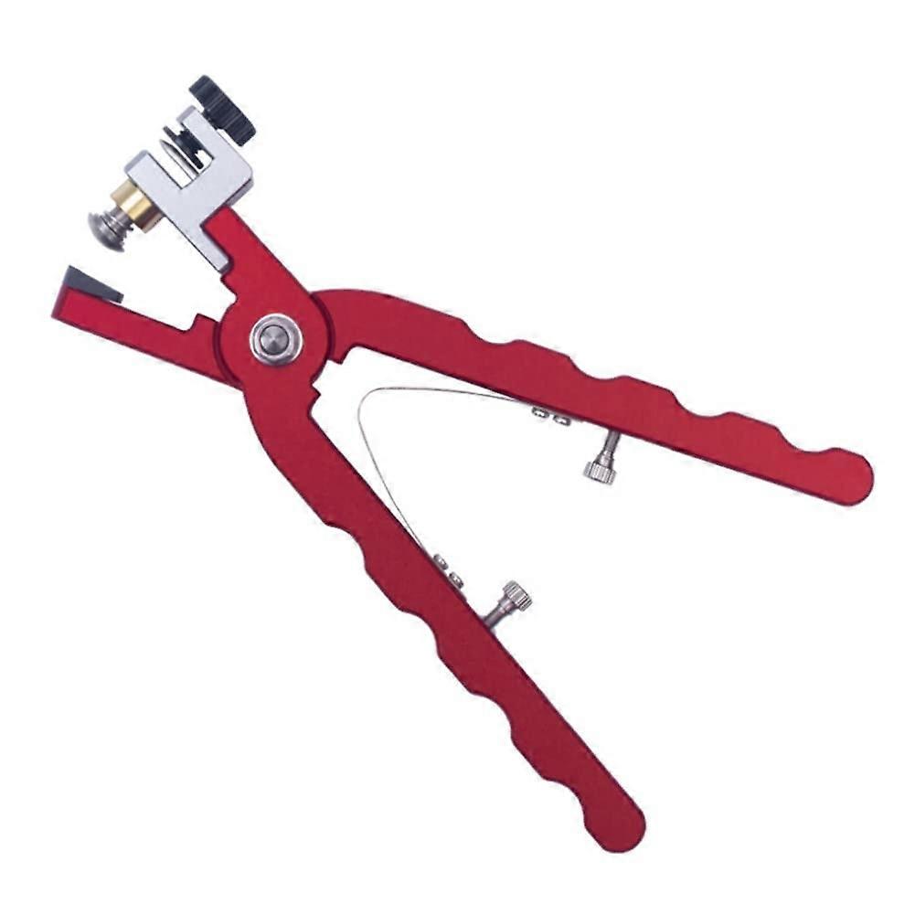 Leather Strap Cutting Pliers for Fastening Clasps Spring Bar Hand Tool Pliers Red Straight Ref: 6431
