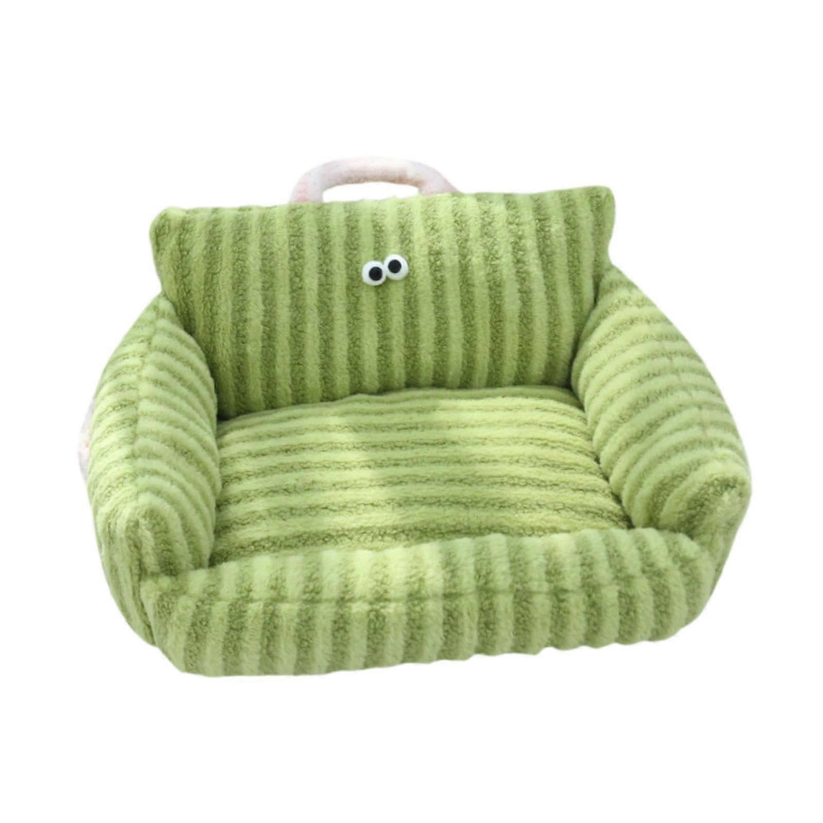 Padded Pet Sofa Underlay Green Size L Washable Plush Bed For Cats And Dogs Cat Nest And Dog Sofa Insert