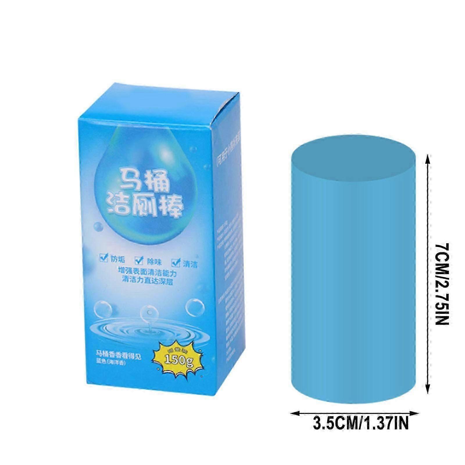Large Capacity Blue Toilet Cleaner Bar - Household Deodorizing Toilet Bowl Cleaning Solution for Effective Odor Control