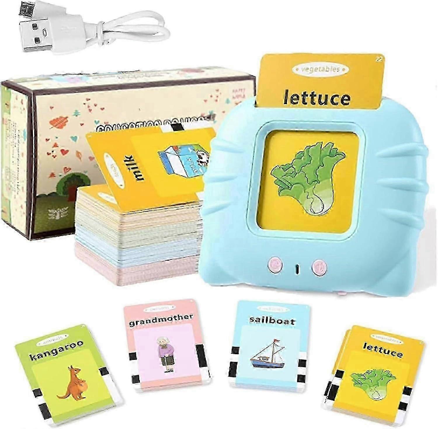 2025 Bilingual Buddy- Spanish and English Speaking Flashcards, Spanish & English Talking Flash Cards for Toddlers,112PCS Talking Flash Cards for Toddl