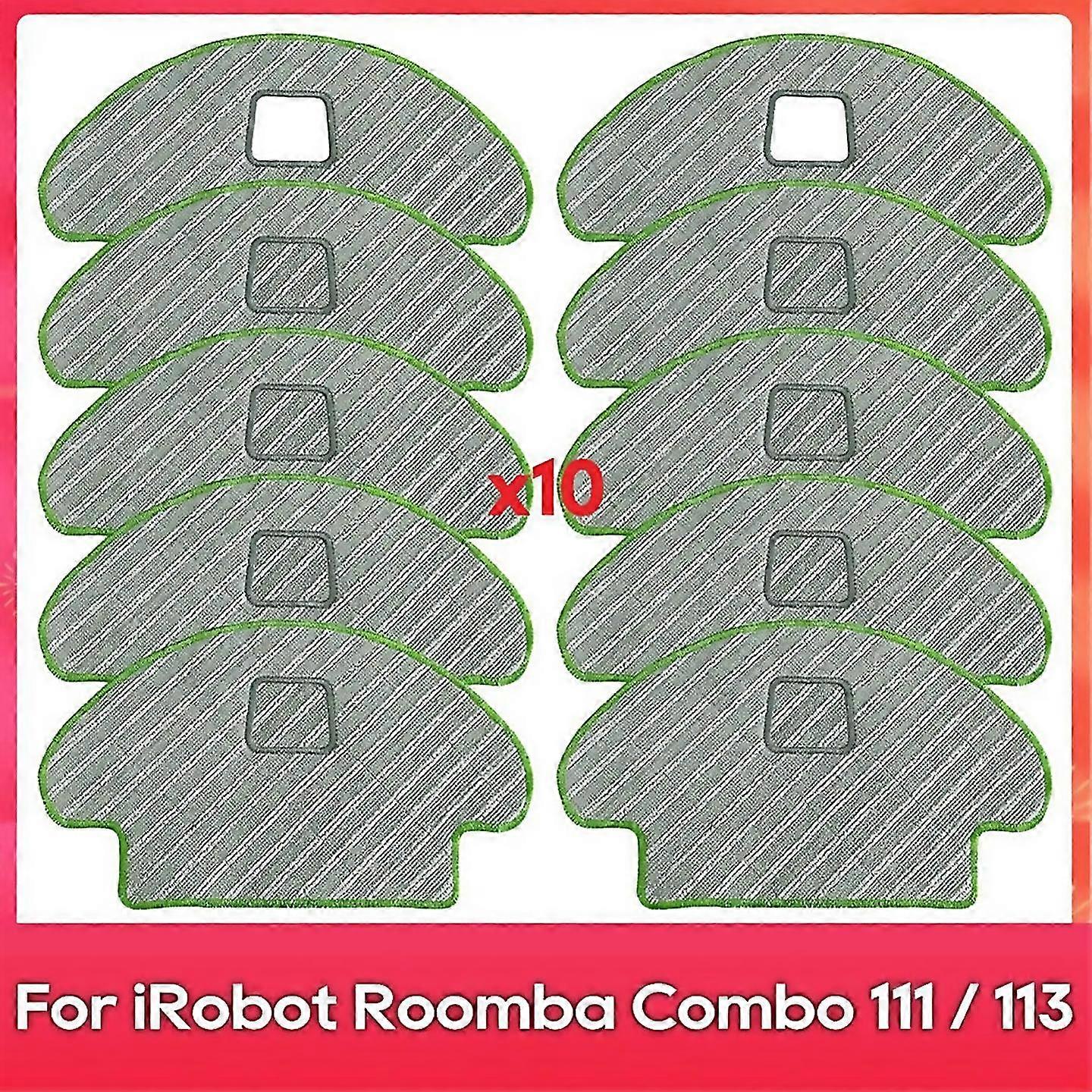 For mop cloth pads for irobot romba combo 111 113 r113840 robot vacuum cleaner mop rag parts accesso
