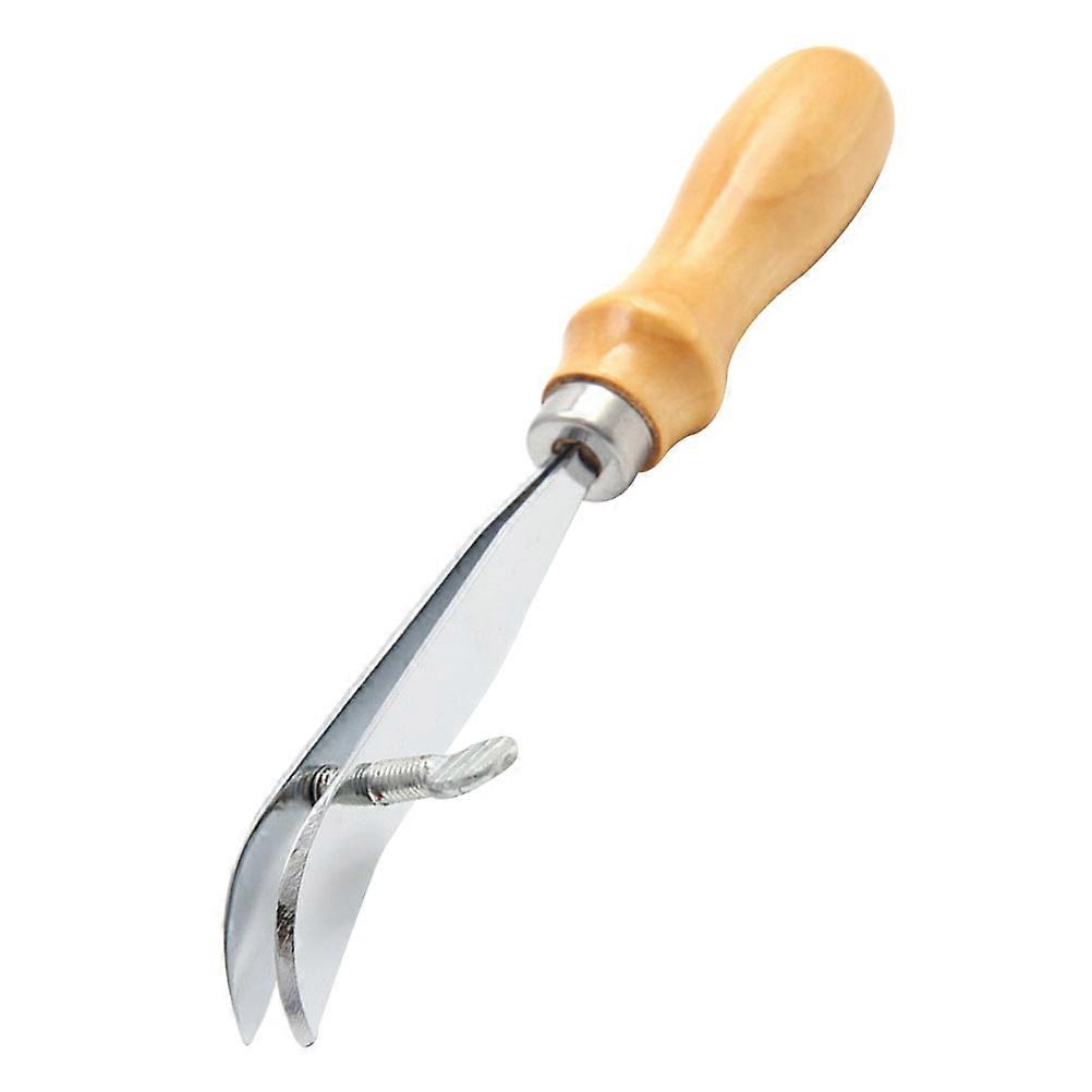 Kanter Creaser Tool for Craft Bruk Slitesterk syntetisk og stålmateriale Flerfarget 7 tommer