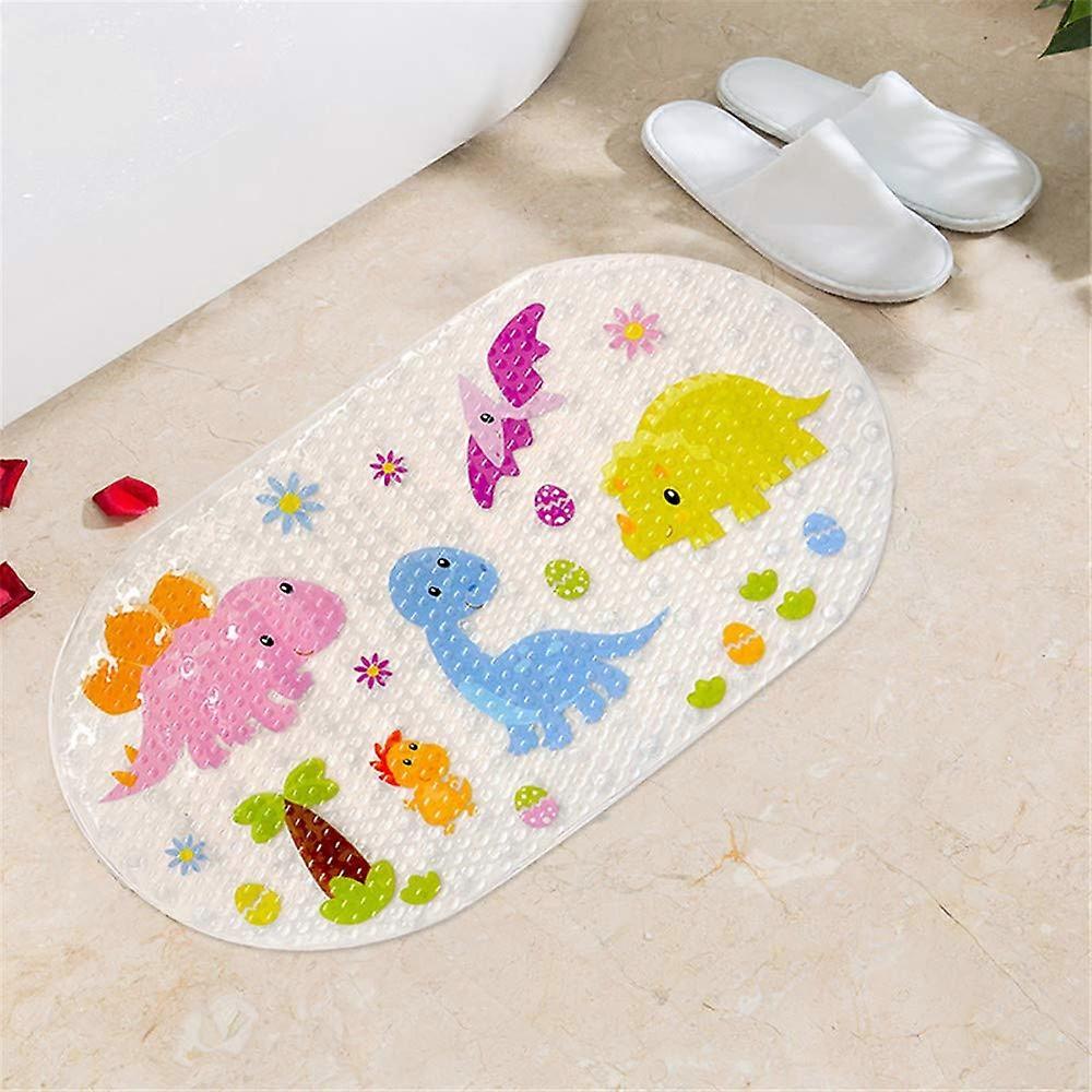 Bath Mat Non-Slip Baby Bath Mat Cartoon Design Massage Texture Size 39 x 69 cm