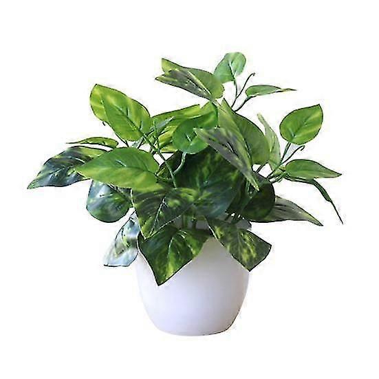 Fresh Artificial Foliage Plant Pot Bonsai Party Mall Home Desktop Office Decor