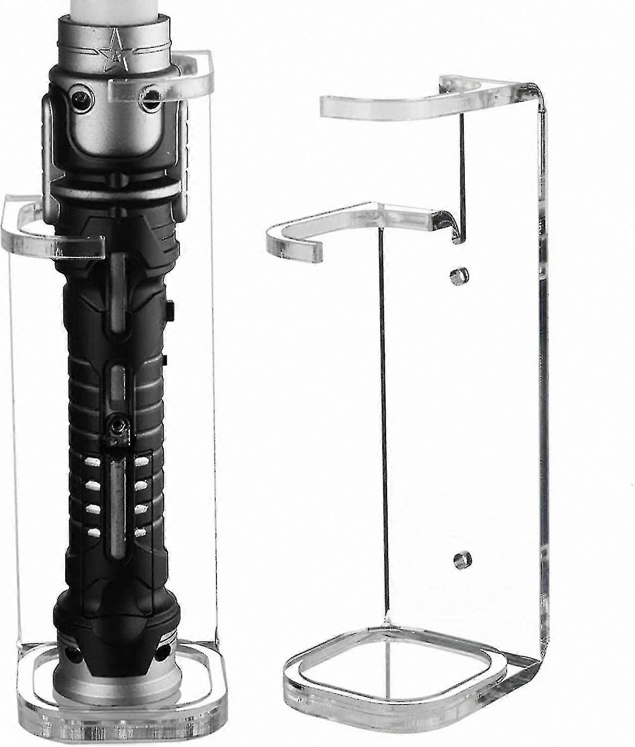 Acrylic Wall Mount Display Stand for Saber Props - Clear Holder for Light Swords, Saber Accessories, and Collectibles