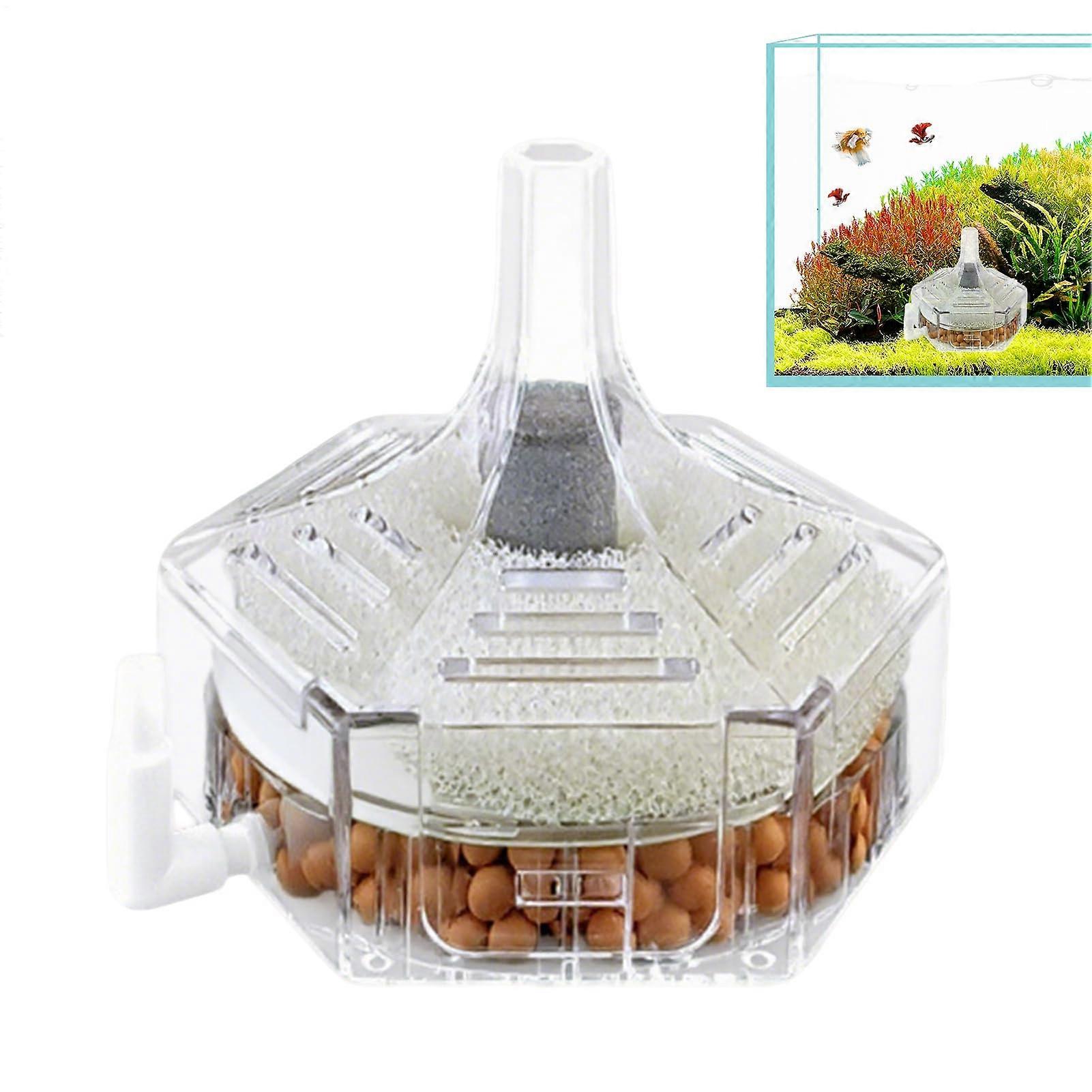 Aquarium Filter for Fish Tanks, Small Aquarium Filter Systems for Aquatic Pets, Compact Water Filtration Technology