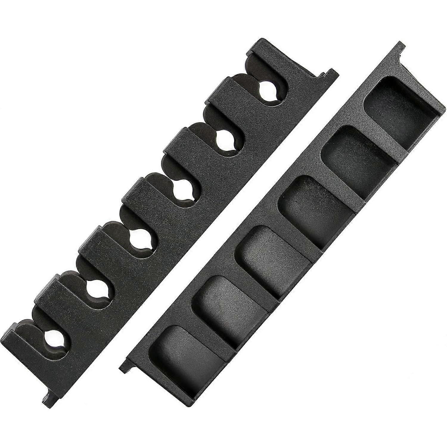 6 Pool Cue Holder, Wall Mounted Billiard Stick Rack, Pool Table Rod Clip