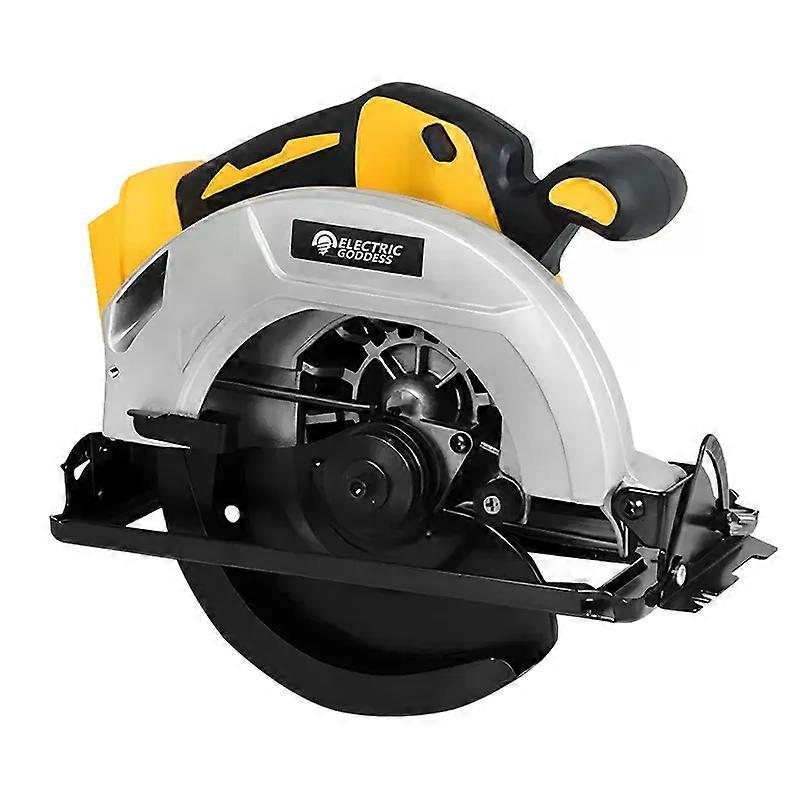 5000R/MIN 7-inch cordless yellow circular saw brushless motor multi-angle cutting suitable For DEWALT 20V battery Pin