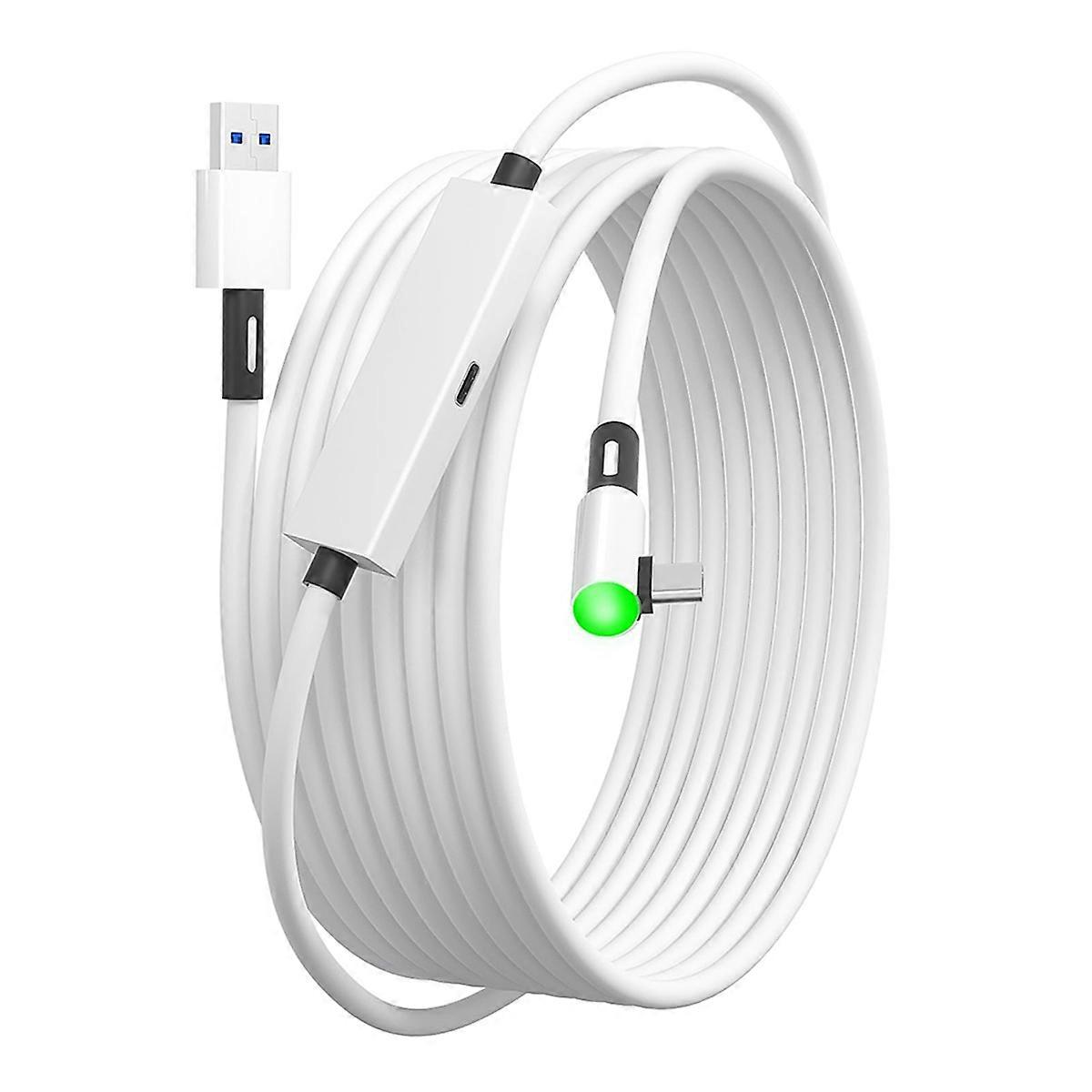USB3.2 Gen1 VR Link Cable Fast Charge VR Cable with Light for 3S 3 2/ Neo 3/ 4 VR Accessories