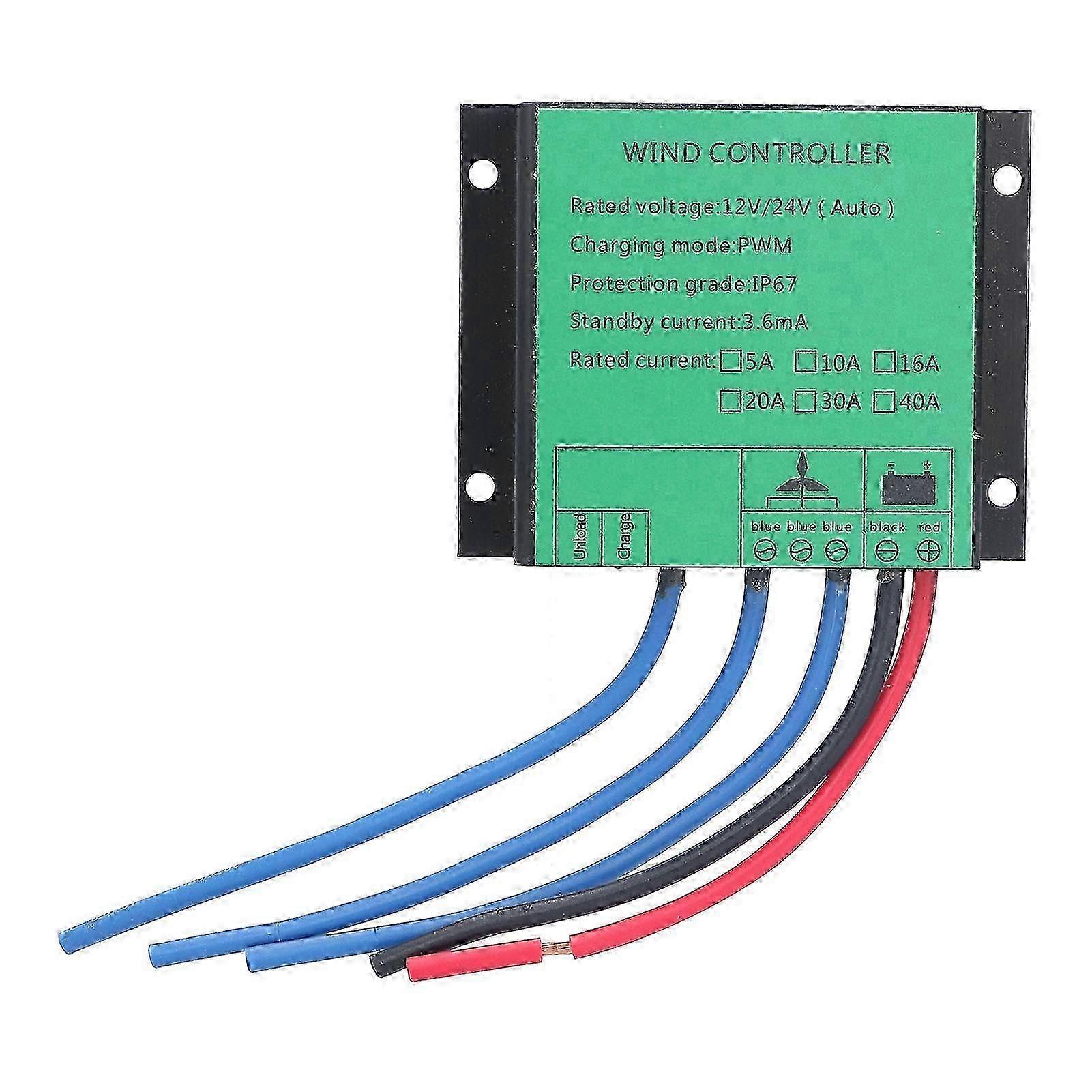 Wind Turbine Controller PWM Charge Low Voltage Power Generator Regulator