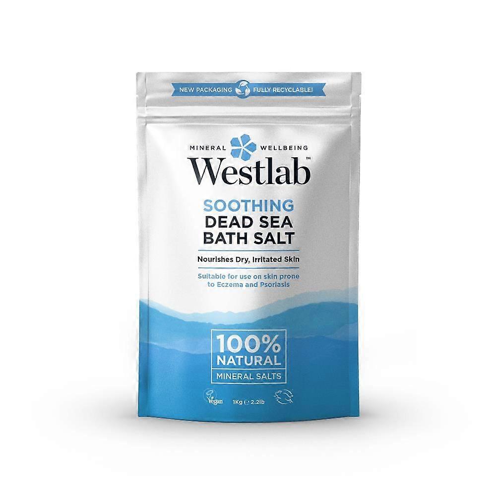 Sel de la Mer Morte Westlab - 1000 g - Lot de 4