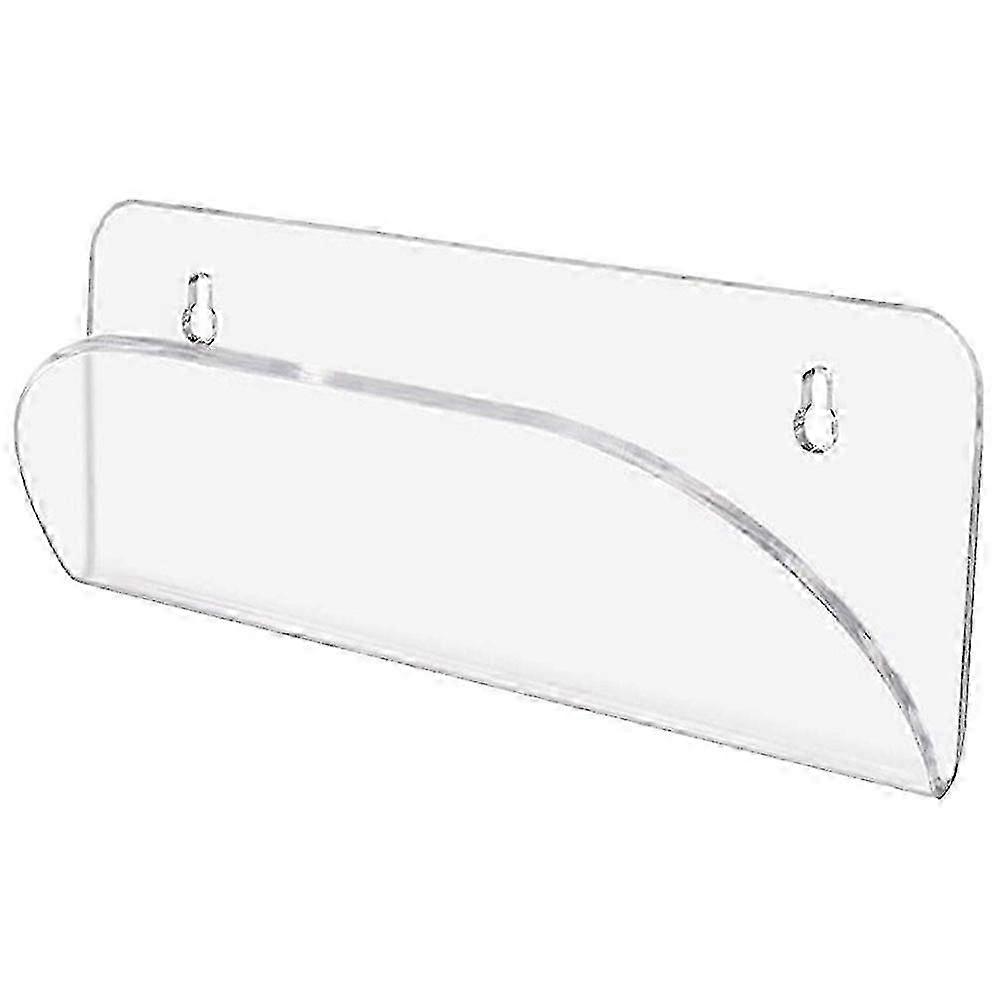Acrylic Wall Mount Display Rack for Skateboards - Holds Multiple Decks, 28x10cm Size for Secure Storage & Stylish Showcase