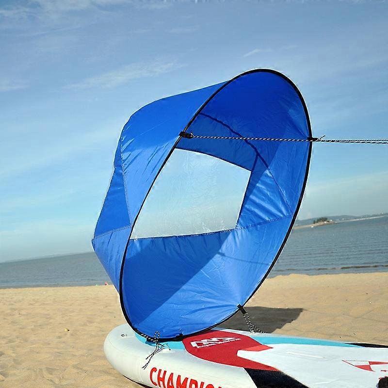 Kayak Boat Wind Sail Sup Paddle Board Sailing Windpaddle Sailboat 42 inch - Blue
