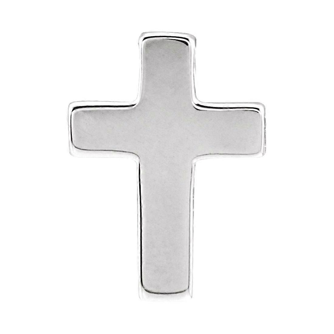 925スターリングシルバーポリッシュプチ宗教信仰クロススライドペンダントネックレスペンダント女性用