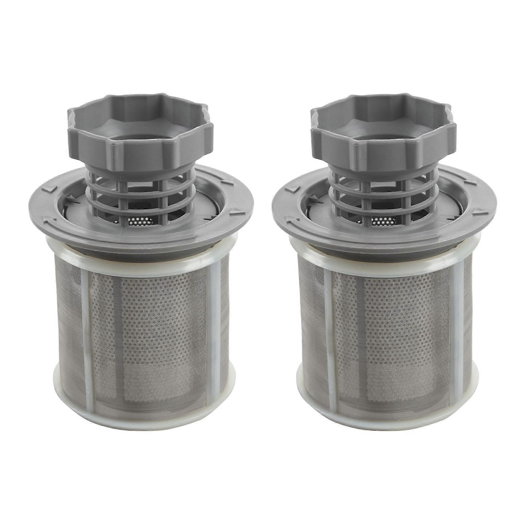 2X 2 Part Dishwasher Mesh Filter Set Grey PP for Dishwasher 427903 170740 Series Replacement for Dis