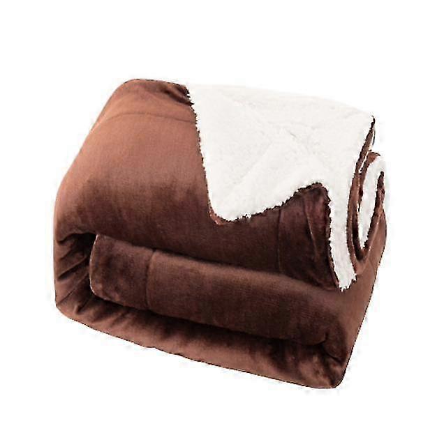 Fleece Throw Blanket, Fluffy Microfiber Solid Blankets