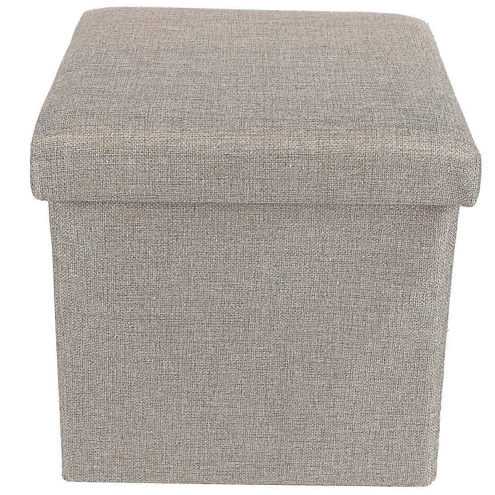 Multifunction Foldable Storage Stool Foot Rest Stool Storage Box Bench Space Saving for HomeS--