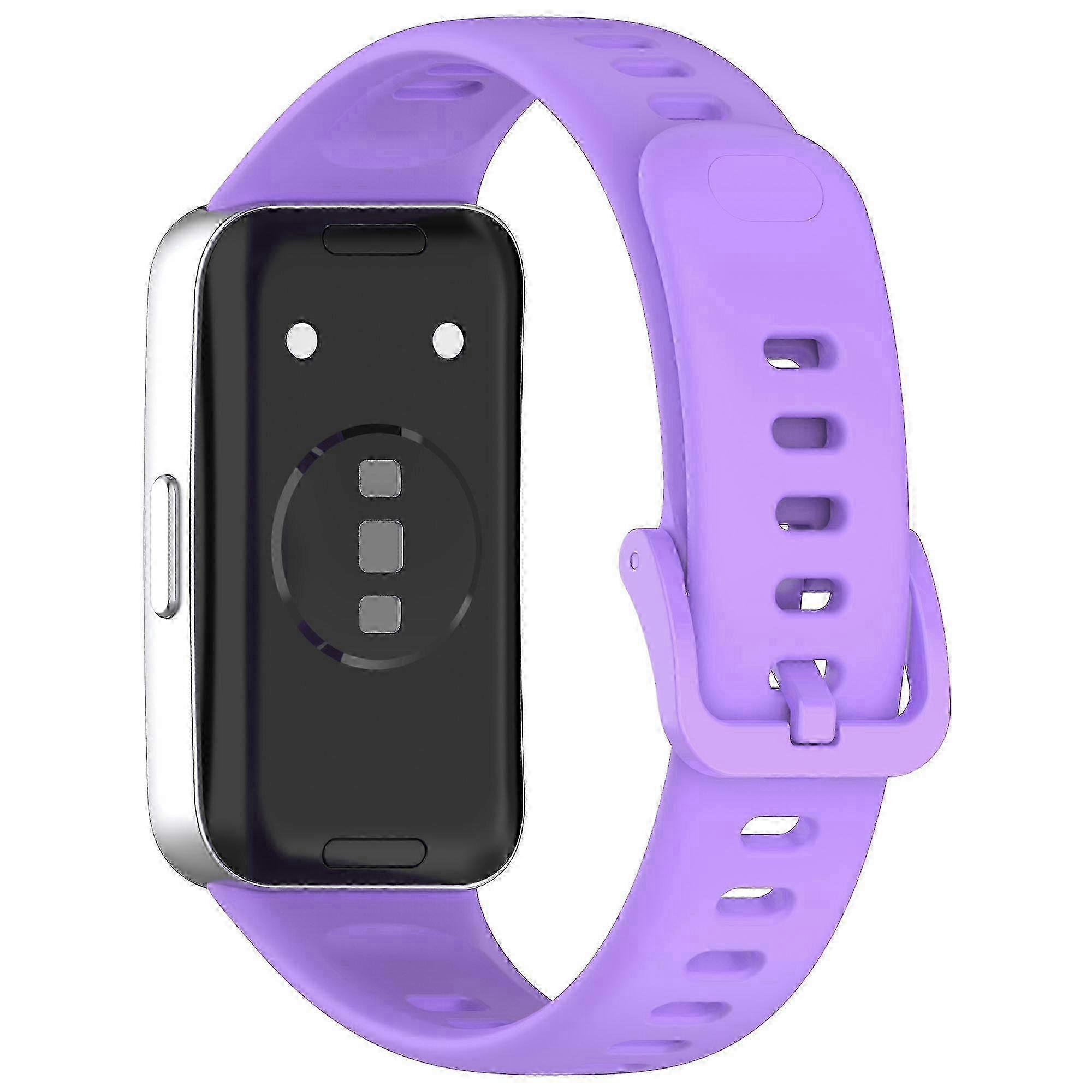 Replacement Watchband for Band 8/ 8 NFC/ 9/ 9 NFC Silicone Watch Straps, Glossy Design