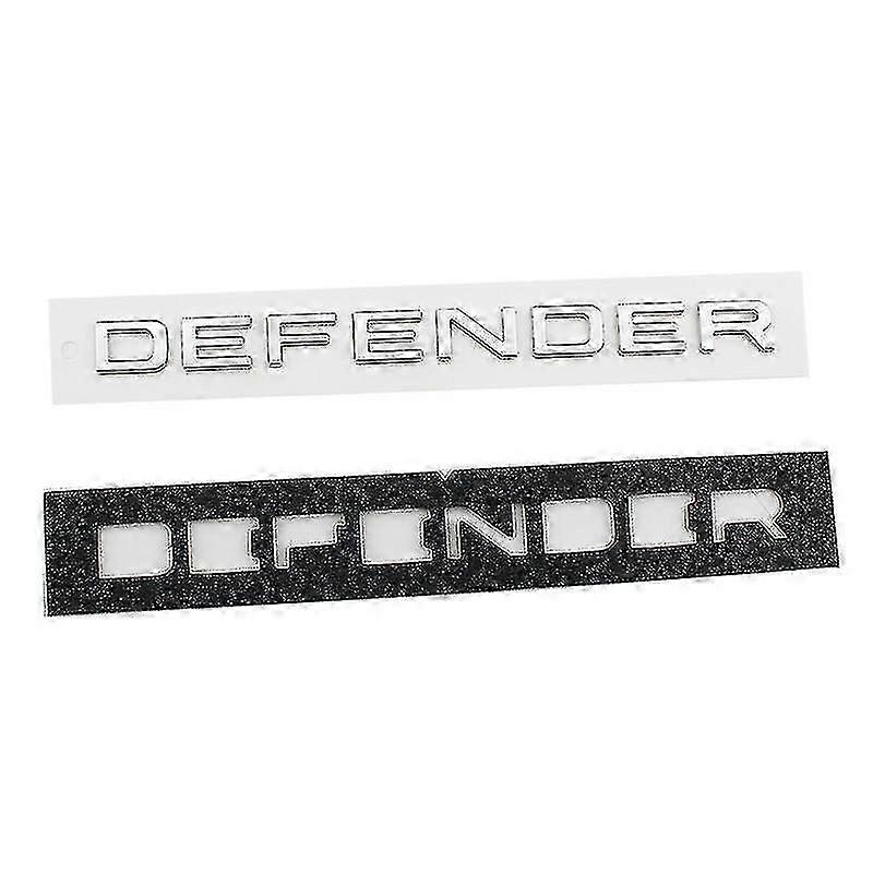 3D ABS Defender Hood and Trunk Emblem Stickers for SUV Accessories 2020-2021