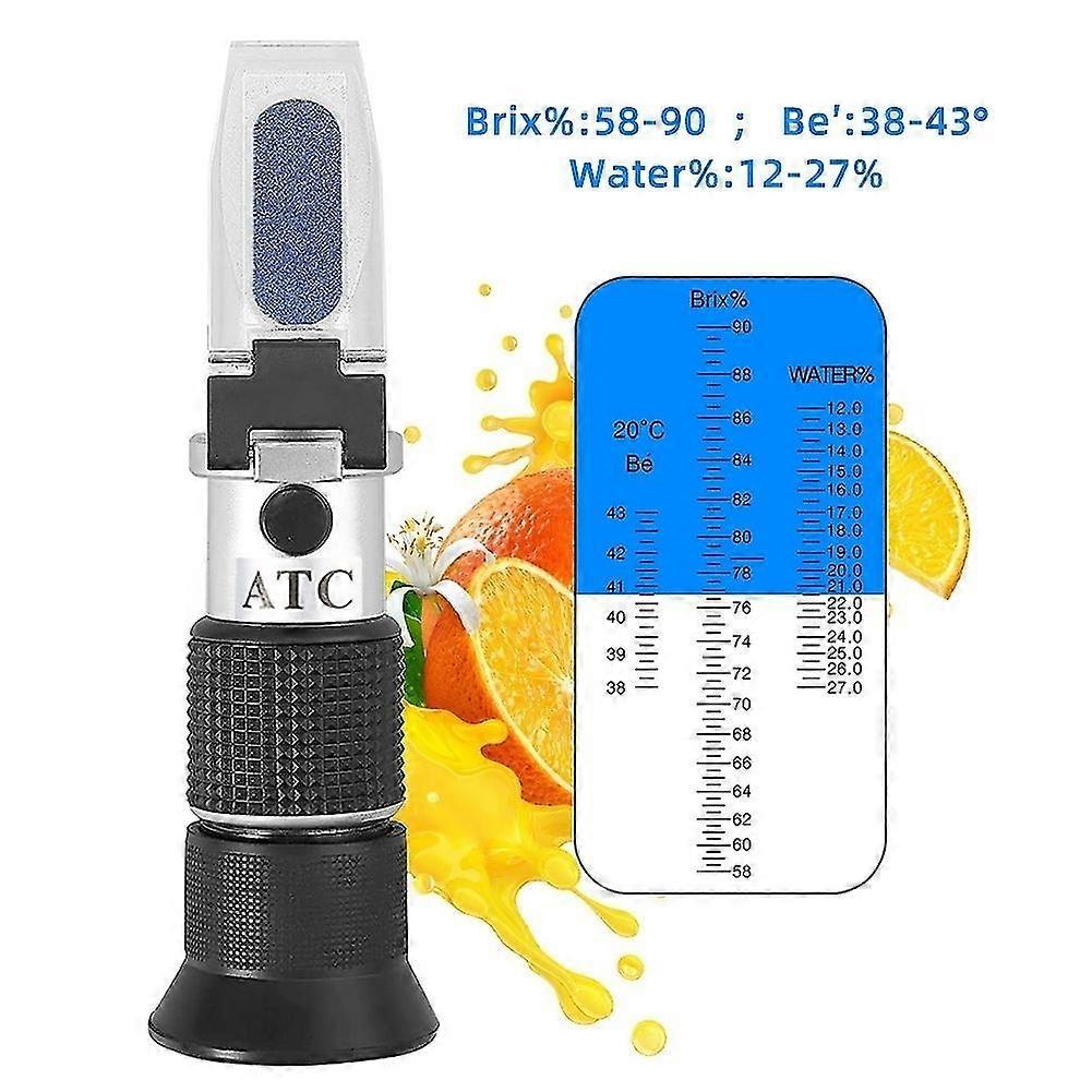 rofessional Brix Refractometer 0-20% Accurate Honey Fruit Juice
