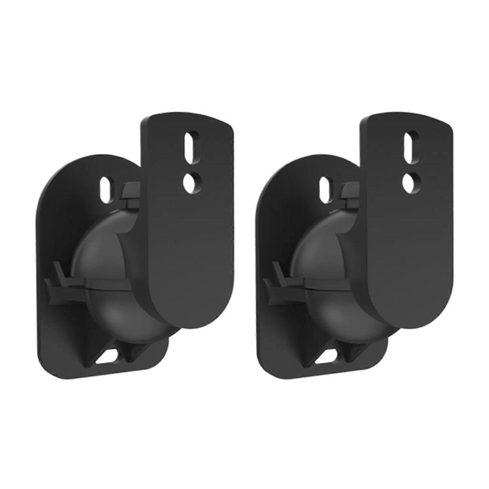 2x Speaker Stand With 90 Degree Rotation PCABS Up To 5 Kilograms Mini Speaker Stand 10 Degree Tilt