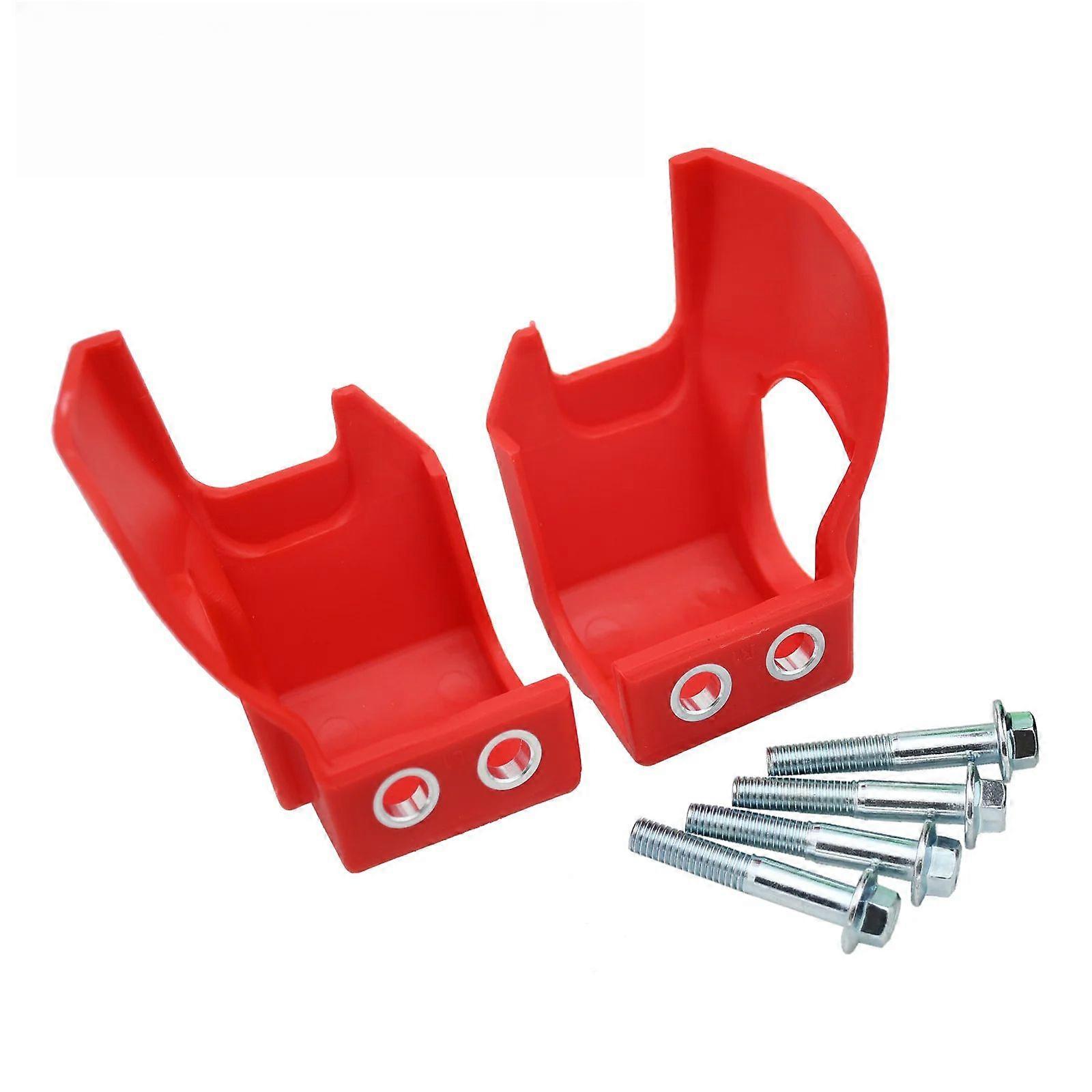 Plastic Front Fork Shoe Cover Lower Leg Guard Protector For Honda CRF CRF250R CRF250RX CRF250X CRF300RX CRF450R CRF450RX CRF450X