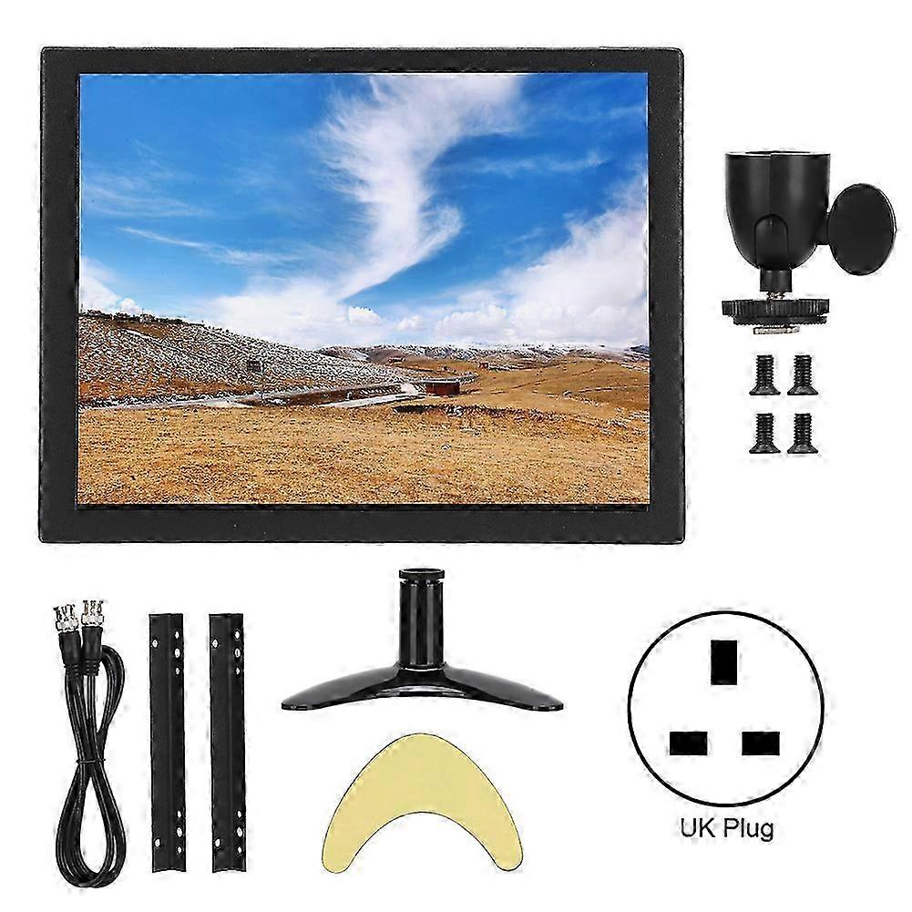 100-240V 8 inch 4:3 1024x768 Small LCD Color Video Monitor Screen Support VGA/BNC /AV Input 2025