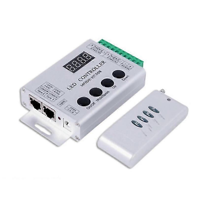For Hc008 Programmable Led Controller 133 Effect Mode Rf Control 2048 Led Pixel For Ws2811 Ws2812 Rg