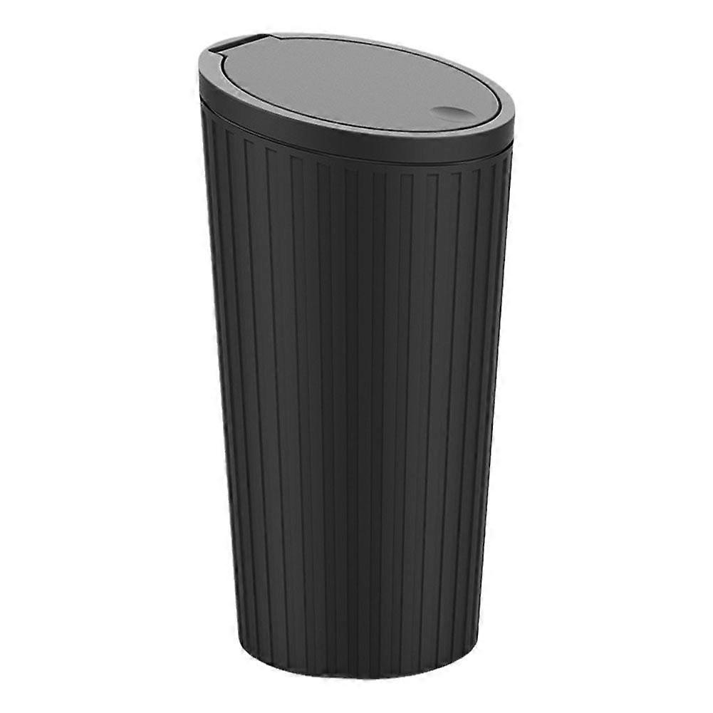 Car Garbage Can with Pressing Lid Car Trash Can Garbage Dust Holder Rubbish Bin