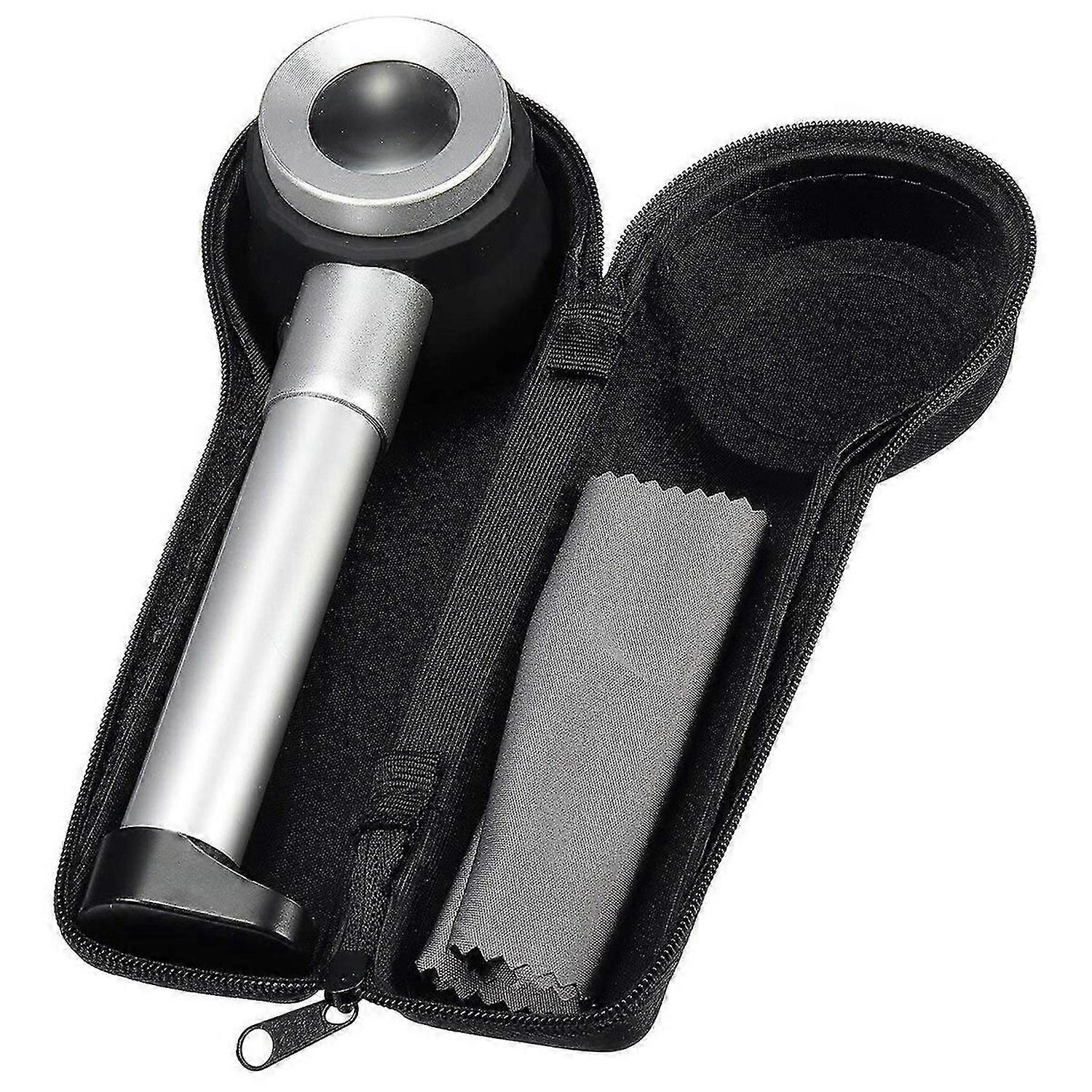 Φορητός Μεγεθυντικός Φακός 45X με Πτυσσόμενο Φορητό Φακό, Μετρητής Υφασμάτινων Νημάτων