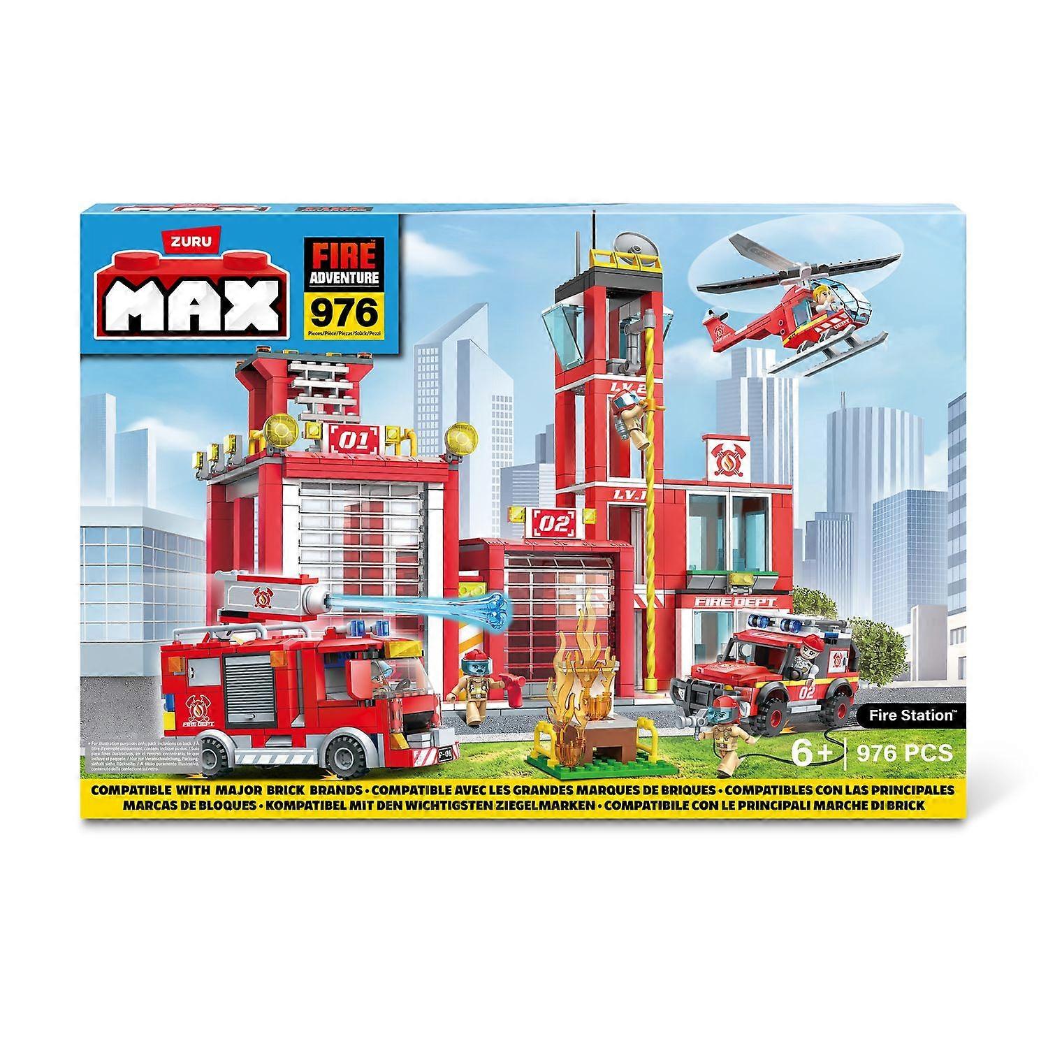 Max City Bricks Feuerwache, 976 Stück