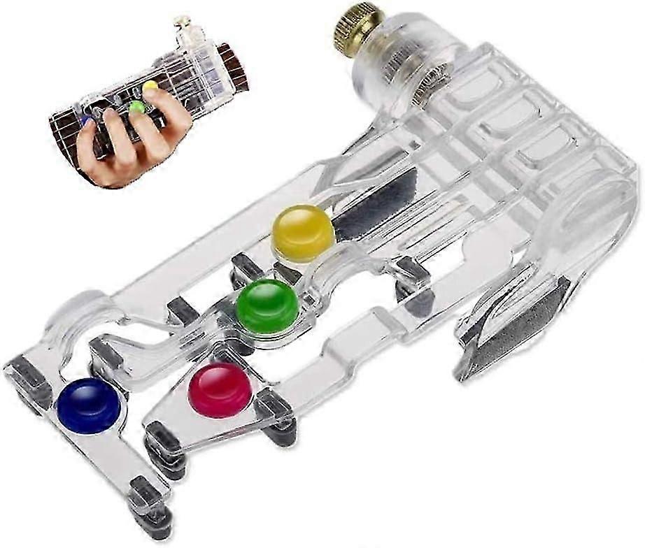 Guitar Buddy Teaching Aid Guitar Beginner Aid Chord Buddy Guitar Attachment Guitar Tuner Guitar Trainer Effective Useful Learning System Tool Perfect