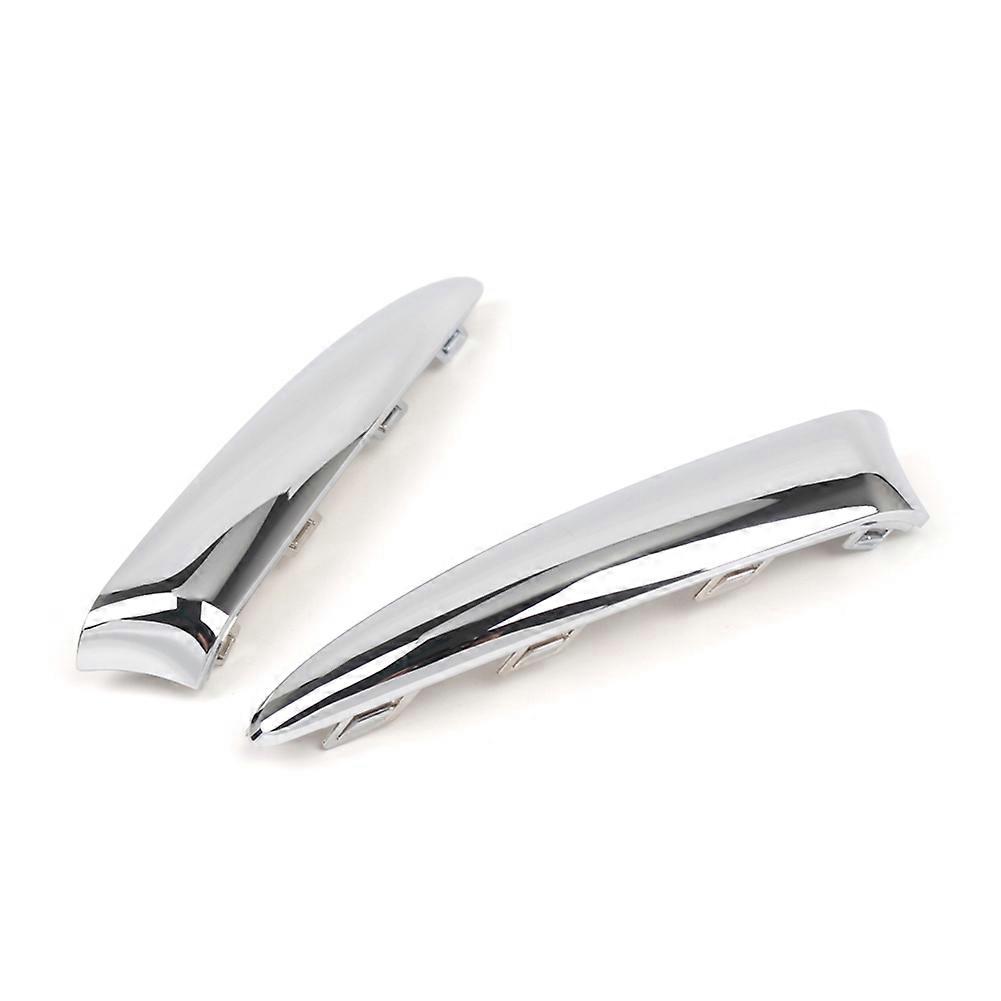 1Pair for Fiat 500 2016-2020 Front Bumper Side Chrome Trim 735642306 735642307
