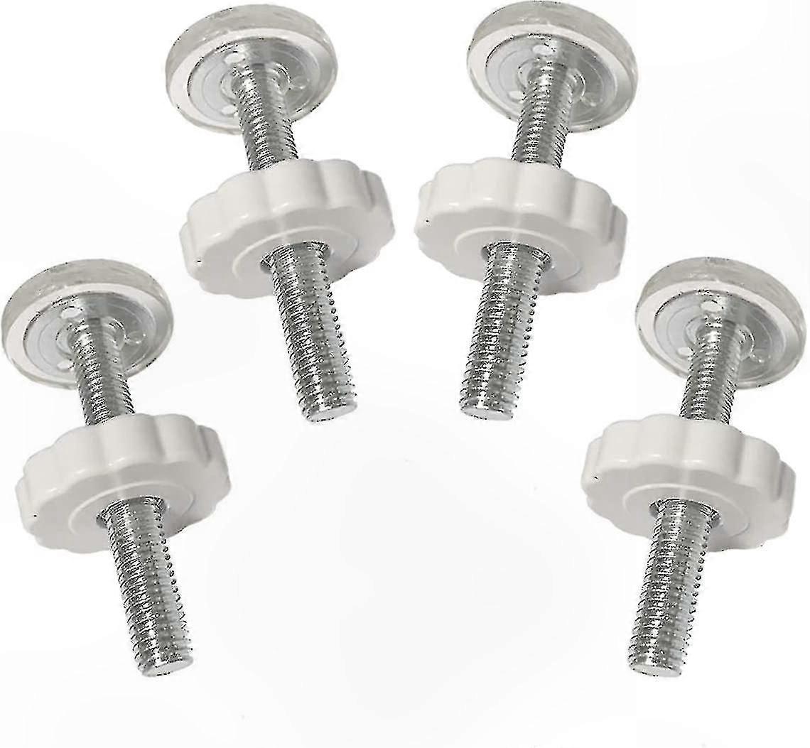 4-Pack Threaded Spindle Rods for Baby Gates/Gate Accessories Screw Bolts Kit