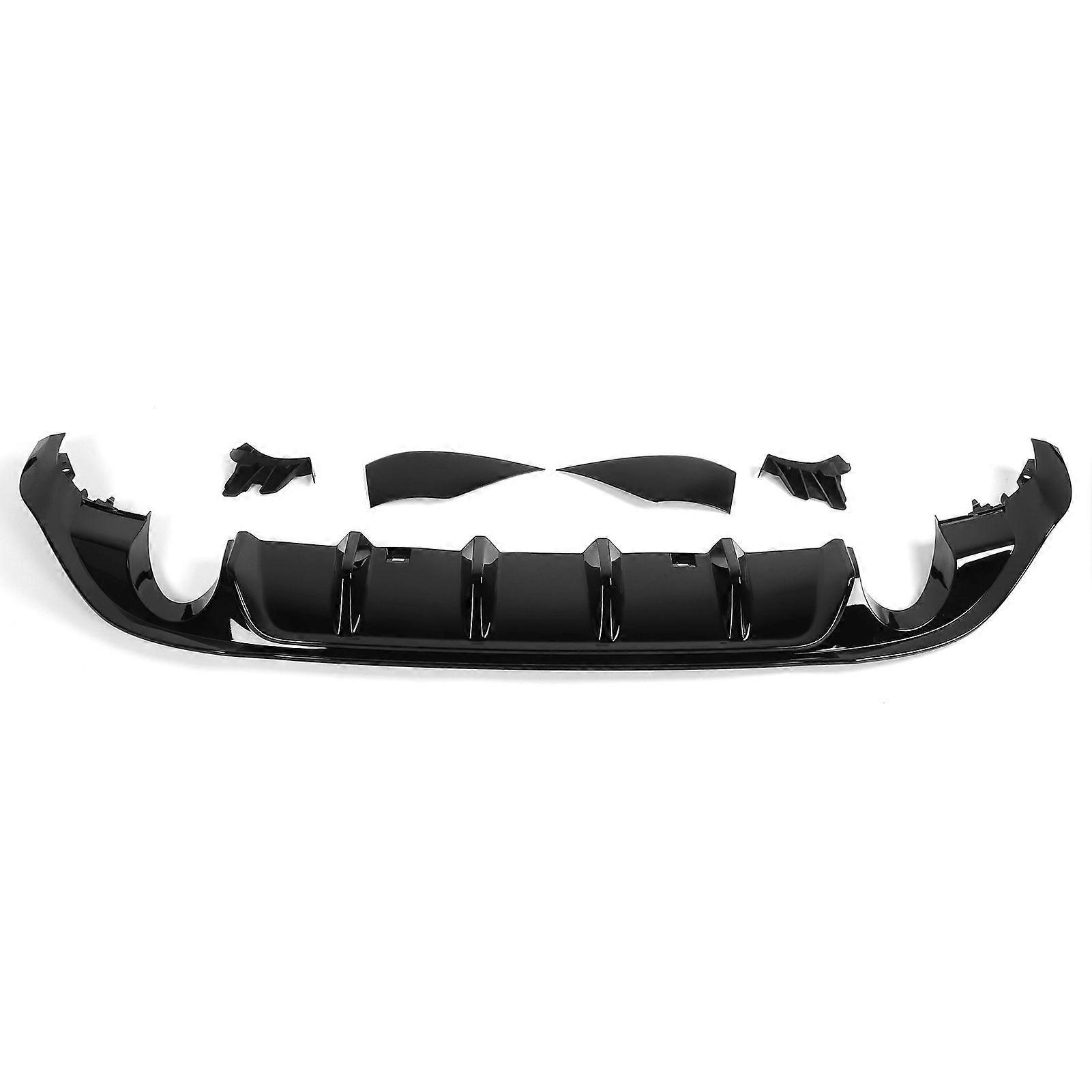 Gloss Black for TCR Rear Bumper Diffuser Valance Kits Fit for MK7.5 Facelift 2017-2020