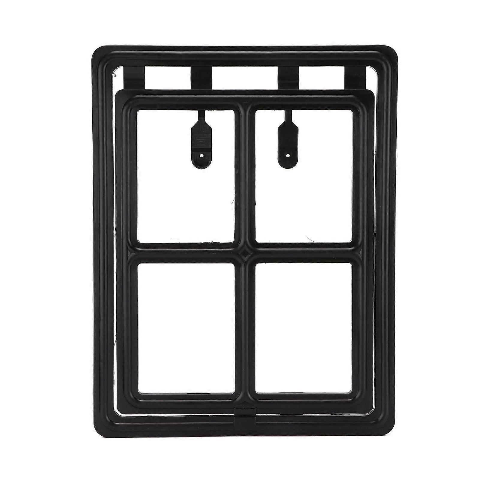 Pet Screen Door Anti Mosquito Freely Entry and Exit Dog Screen Door for Small and Medium Sized Cats DogsL (Tian Word Type)