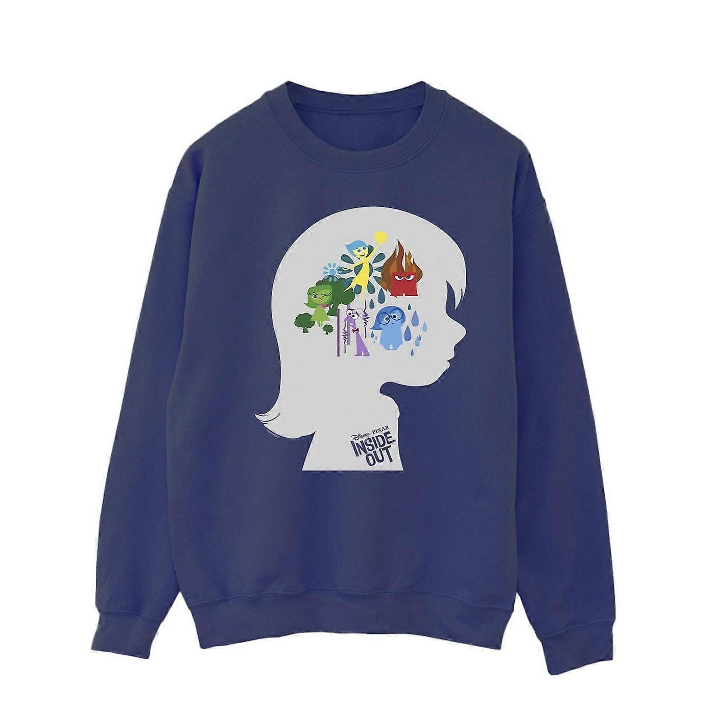 Moletom Disney Mens Inside Out Head Silhouette