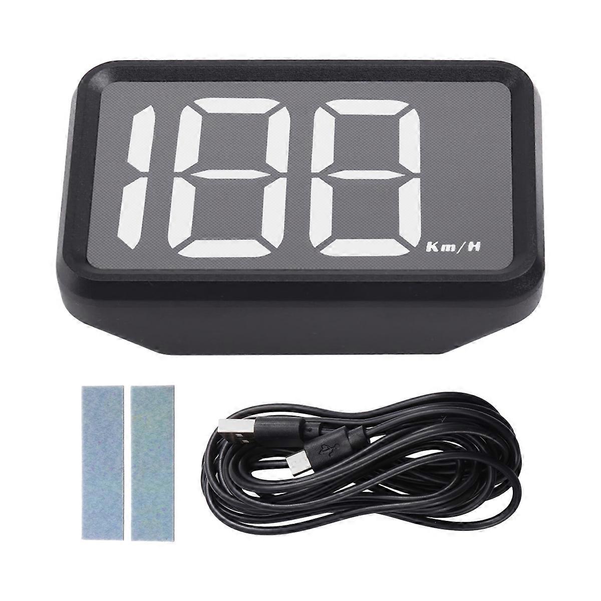 X1 HUD Display GPS Speedometer Driving Experience USB Powered Versatile Placement Options for Motorc