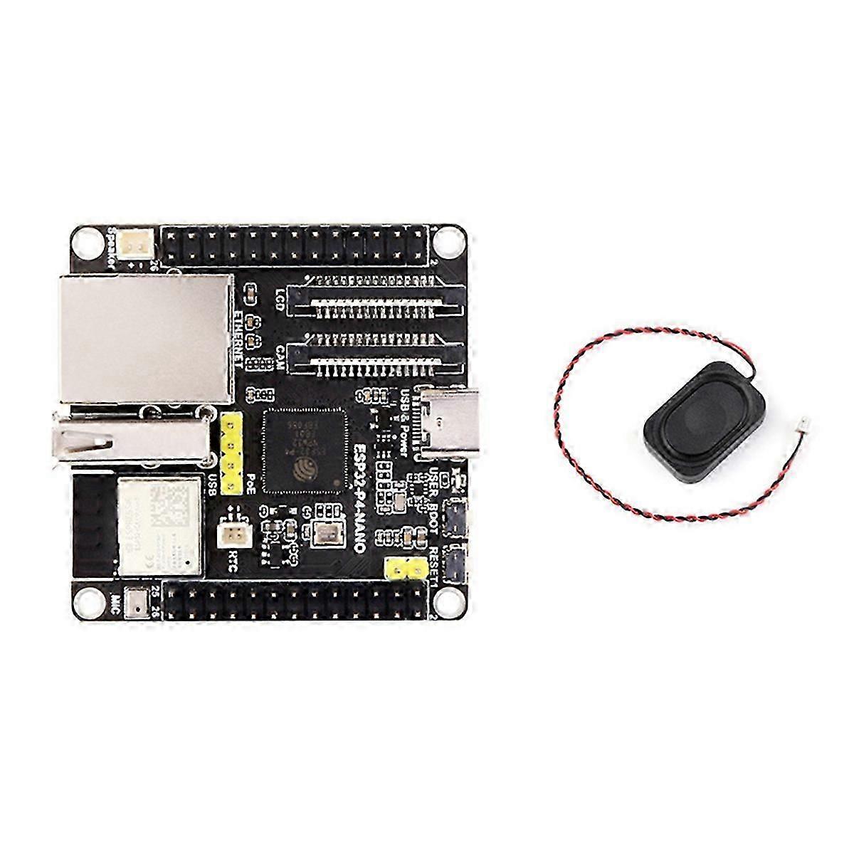 ESP32-P4-NANO Development Board with Speaker Dual-Core RISC-V WiFi6 Bluetooth5/BLE RJ45 100M Ethernet Port