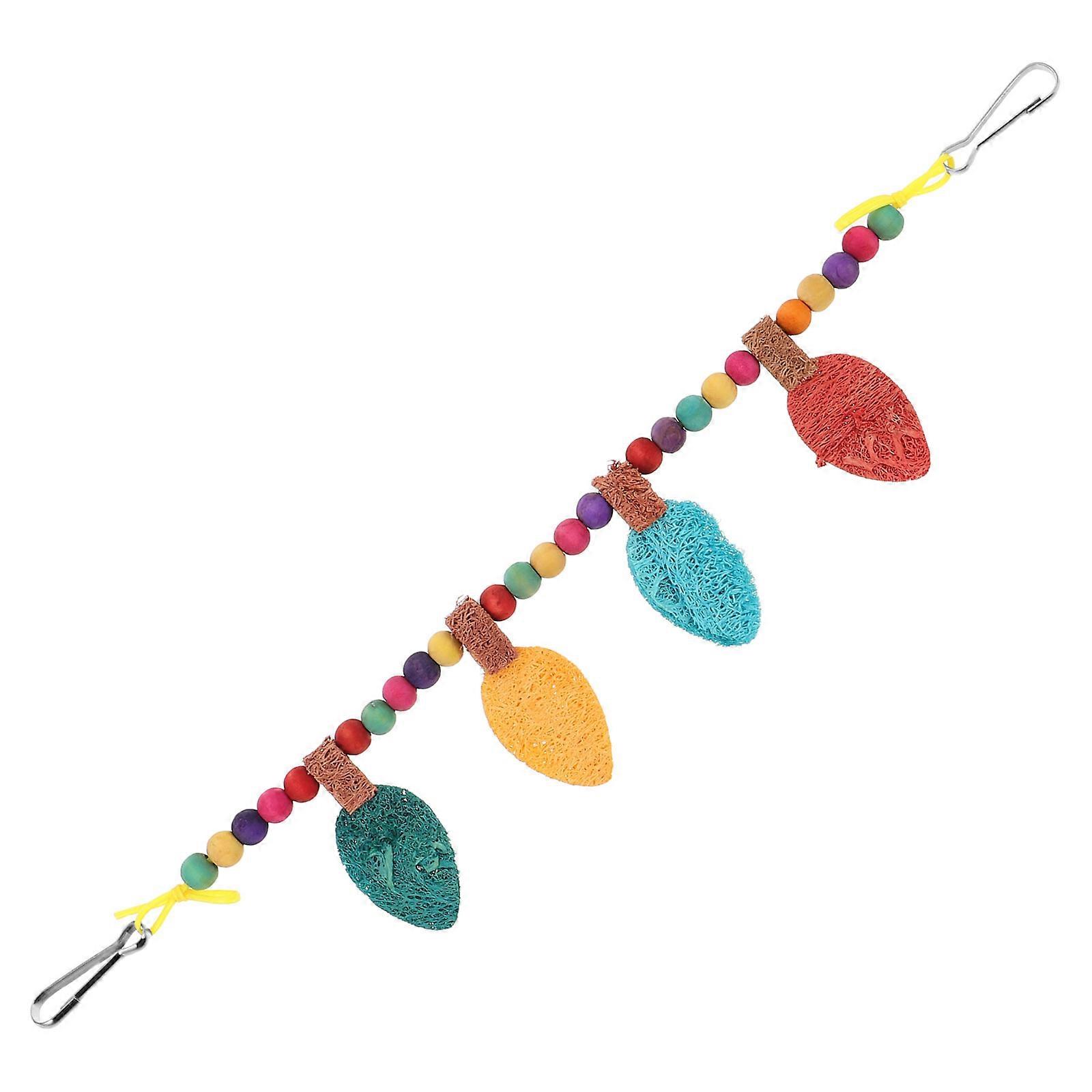 Parrot Cage Toy Parakeet Chew Toy for Reducing Loneliness 3Pcs