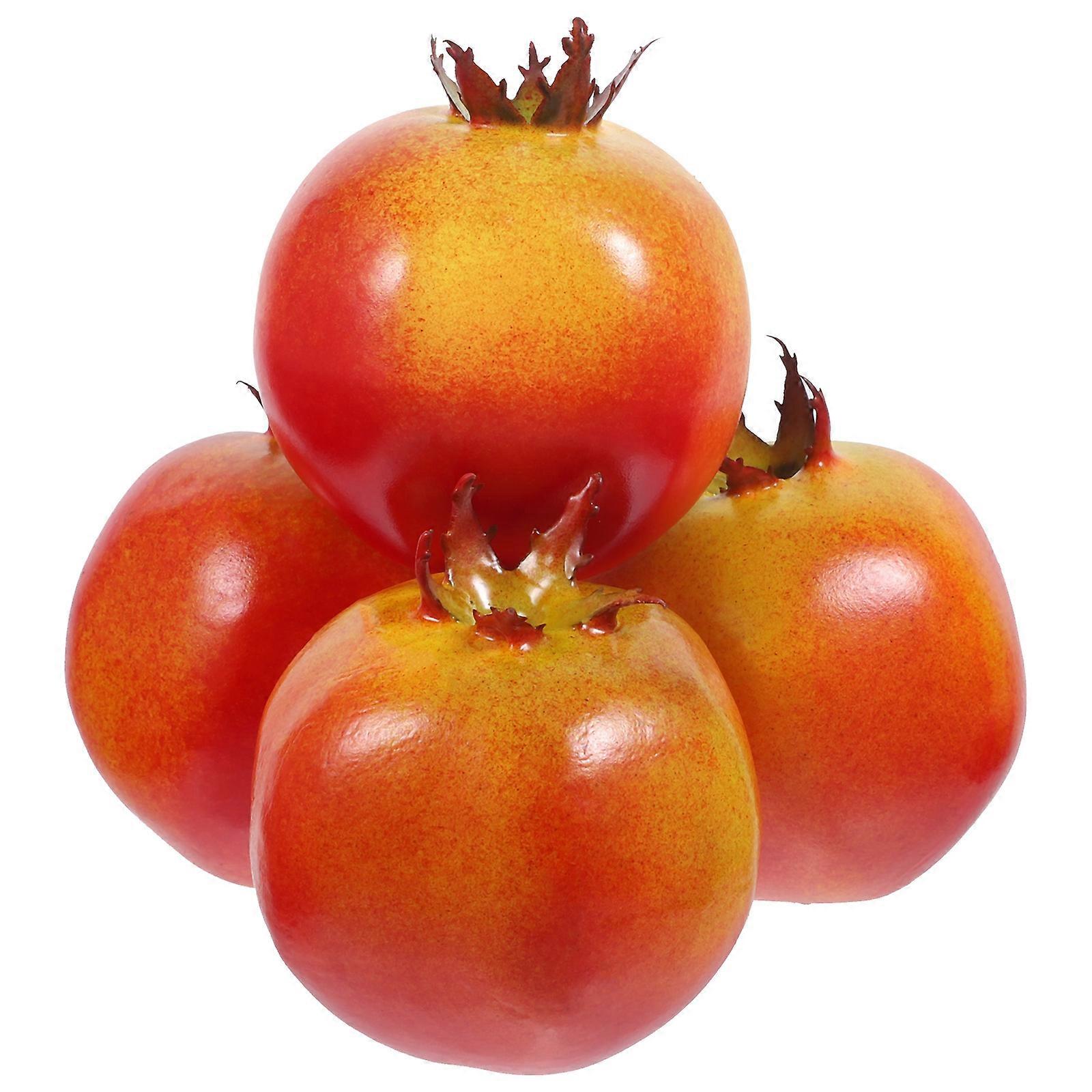 Artificial Mini Fruit Pomegranate Models for Fruit Shop Decor Multi Foam Material Decoration