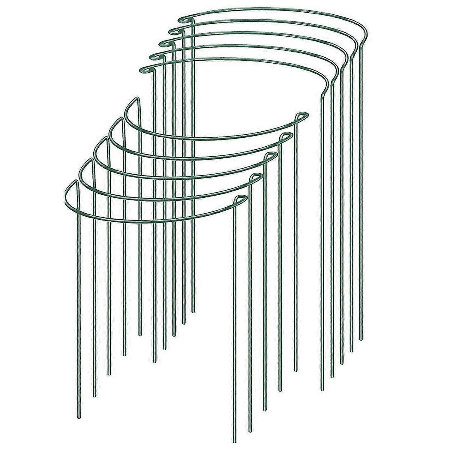 Interconnecting Semi-circular Peony Support Ring Cage