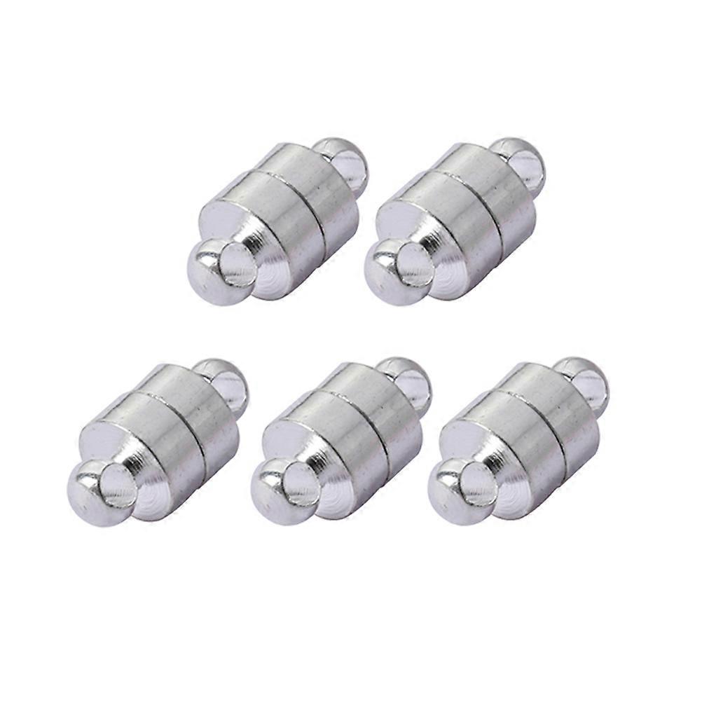 10Set Silver Fasteners For DIY Jewelry Including Necklace And Bracelet Craft Projects With Strong Closing Mechanism